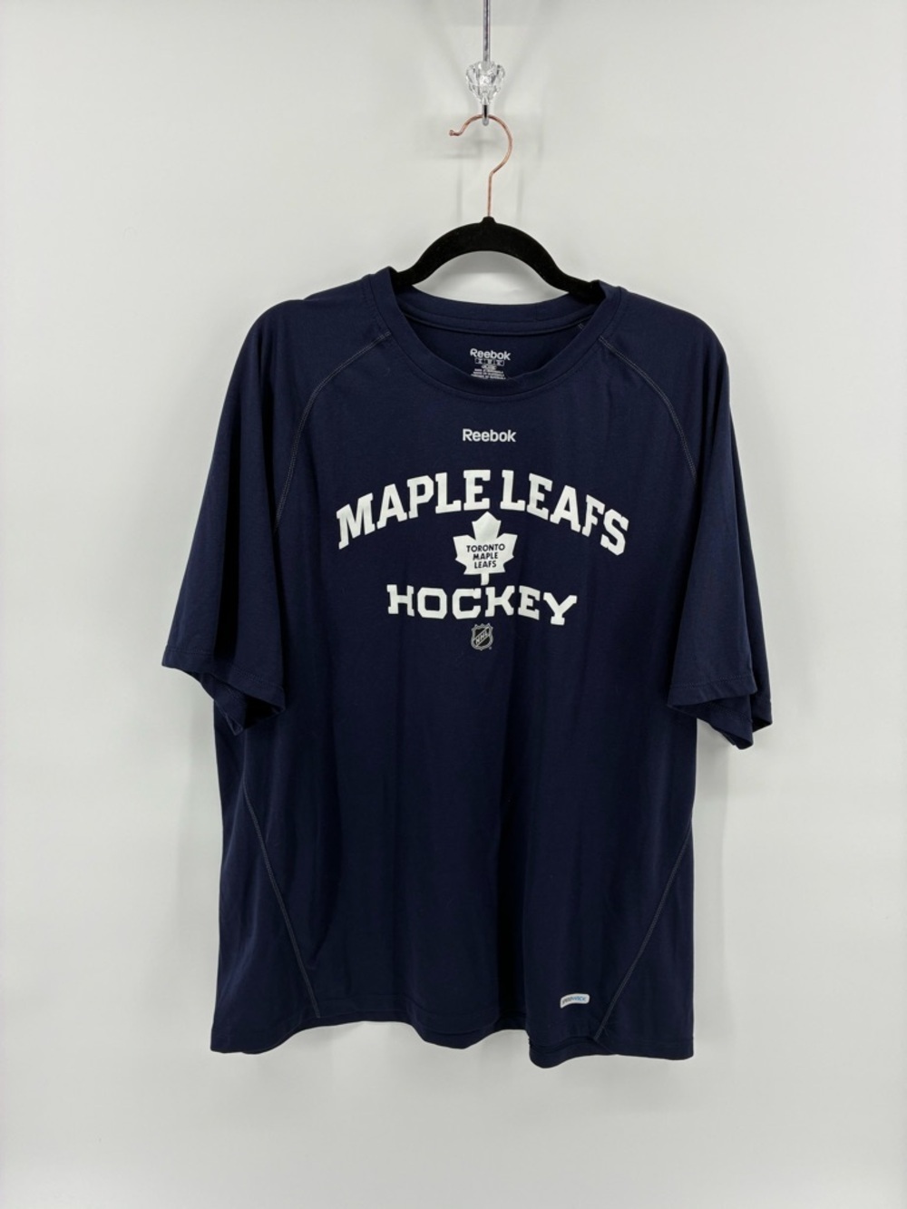 Reebok Maple Leafs Navy Hockey T-Shirt